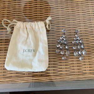 Jcrew Crystal Chandelier Earrings